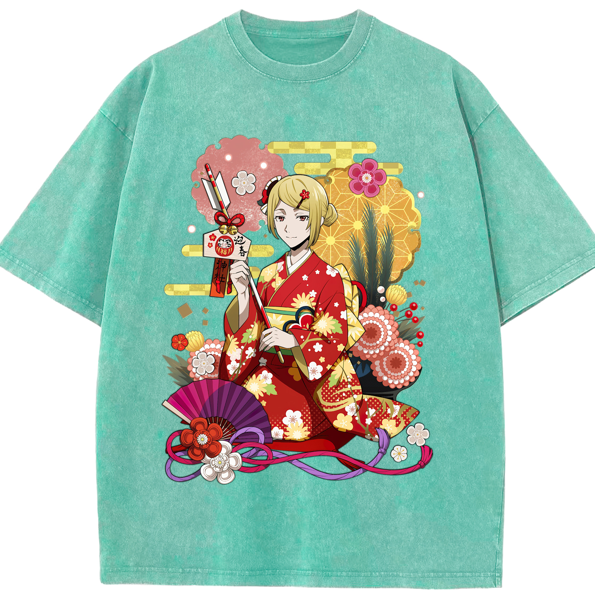（画像用） 文豪ストレイドッグス Bungo Stray Dogs 綿100% ヴィンテージ風 半袖Tシャツ（フロントプリント）